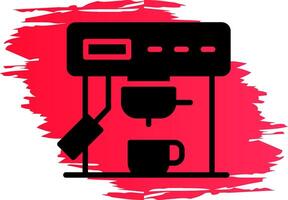 Coffee Machine Creative Icon Design vector