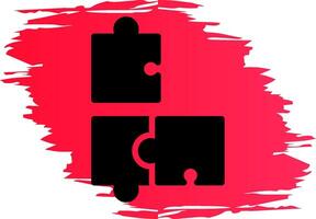 Puzzle Creative Icon Design vector