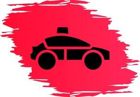 Police Car Creative Icon Design vector
