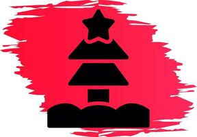 Christmas Tree Creative Icon Design vector