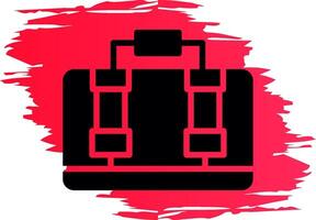 Suitcase Creative Icon Design vector