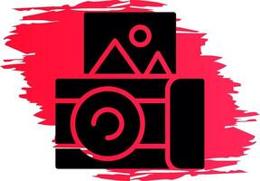 Instant Camera Creative Icon Design vector