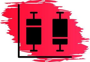 Box And Whisker Creative Icon Design vector