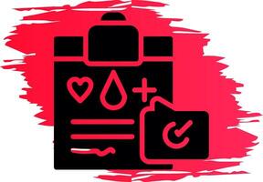 Medical Record Creative Icon Design vector