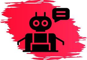 Chatbot Creative Icon Design vector
