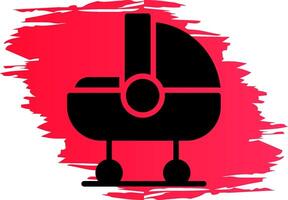 Baby Crib Creative Icon Design vector