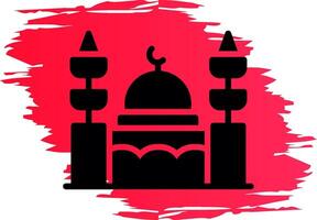 Mosque Creative Icon Design vector