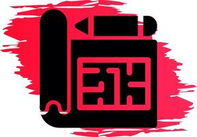 Blueprint Creative Icon Design vector