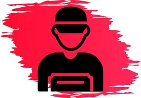 Worker Creative Icon Design vector