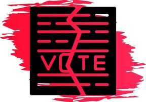 Ballot Creative Icon Design vector