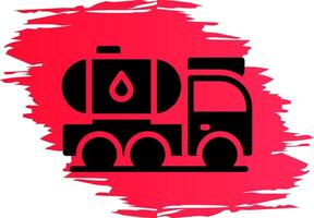 diseño de icono creativo de camión cisterna vector