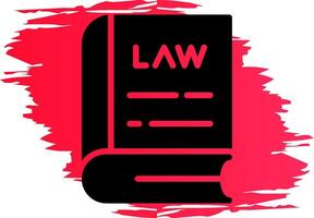 Law Book Creative Icon Design vector