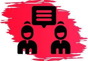 Discuss Creative Icon Design vector