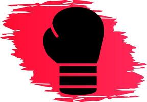 Boxing Glove Creative Icon Design vector