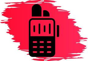 Walkie Talkie Creative Icon Design vector