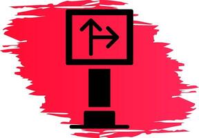 Traffic Sign Creative Icon Design vector