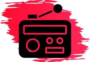 Radio Creative Icon Design vector