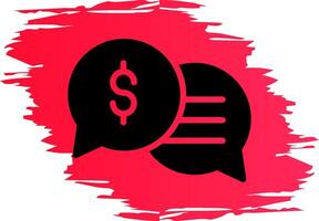 Business Dialog Creative Icon Design vector