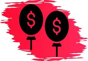 Balloon Payment Creative Icon Design vector