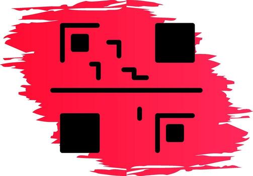 diseño de icono creativo de código qr vector