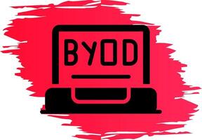 BYOD Tour Creative Icon Design vector