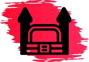 Bouncy Castle Creative Icon Design vector