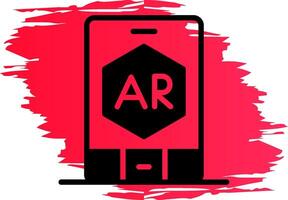 Ar App Creative Icon Design vector