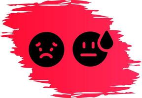 Basic Emotion Creative Icon Design vector