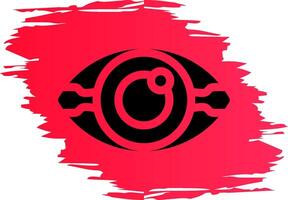 Cataract Creative Icon Design vector