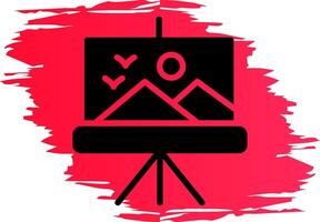 Canvas Creative Icon Design vector