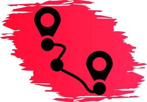 Tracking Creative Icon Design vector