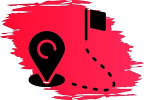 Route Creative Icon Design vector
