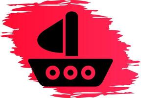 Boat Creative Icon Design vector