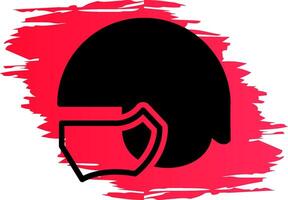 Helmet Creative Icon Design vector