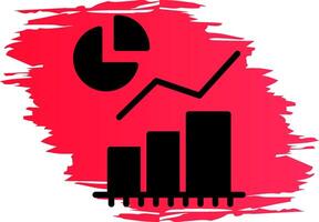 Statistical Analysis Creative Icon Design vector