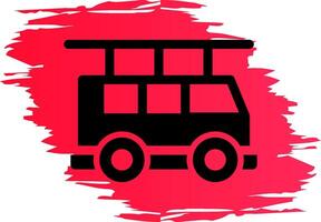 Fire Truck Creative Icon Design vector