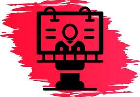 Billboard Creative Icon Design vector