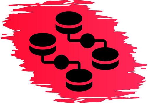 desestructurado datos creativo icono diseño vector