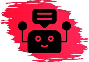 Chatbot Creative Icon Design vector