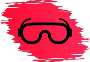 Lab Goggles Creative Icon Design vector