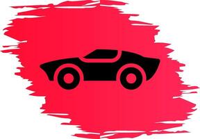 Sports Car Creative Icon Design vector