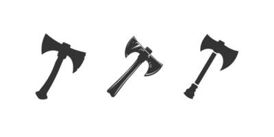 Ancient ax icon set. Vector illustration design.