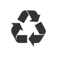 Recycle icon. Vector illustration design.