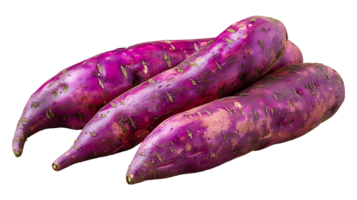 AI generated Fresh sweet potatoes on a transparent background png