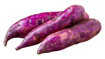 ai gegenereerd vers zoet aardappelen Aan een transparant achtergrond png