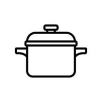 sauce pan icon vector design template simple and modern