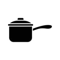 sauce pan icon vector design template simple and modern