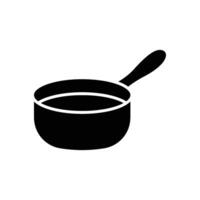 sauce pan icon vector design template simple and modern