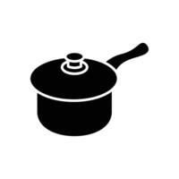 sauce pan icon vector design template simple and modern