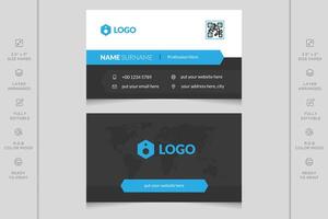 Modern and professional vector business card template